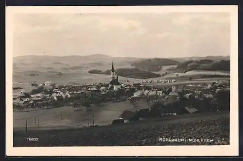 AK Rohrbach /Mühlkreis, Teilansicht mit Kirche