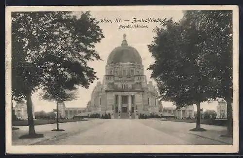 AK Wien, Begräbniskirche am Zentralfriedhof