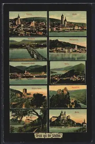 AK Stein /Wachau, Ortsansicht, Mautern, Dürnstein, Hinterhaus, Melk