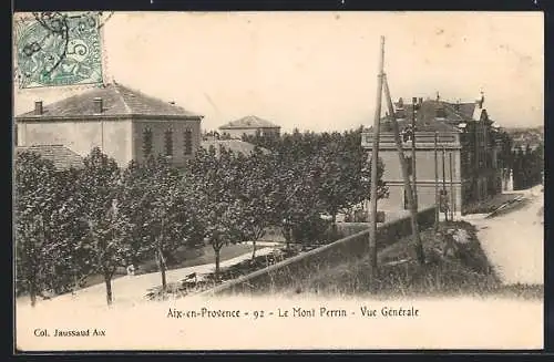 AK Aix-en-Provence, Le Mont Perrin, Vue Générale