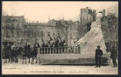 AK Aix-en-Provence, Le Corso, Amoureux de la Lune