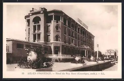 AK Aix-en-Provence, Hôtel du Roy René, Courrèges, arch.