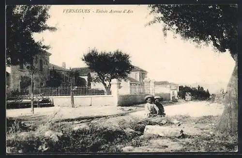 AK Vernègues, Entrée Avenue d`Aix