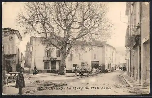 AK Saint-Chamas, La Place du Petit Paris