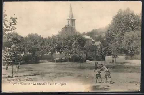 AK Gémenos, La nouvelle Place et l`Église