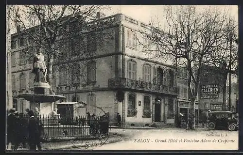 AK Salon, Grand Hôtel et Fontaine Adam de Craponne