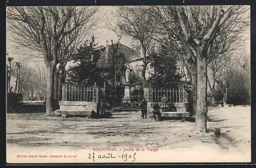 AK Rognonas, Jardin de la Vierge