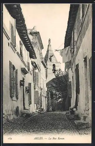 AK Arles, La Rue Renan