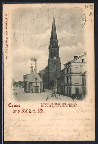 AK Köln-Kalk, Gnadenkapelle und kath. Kirche