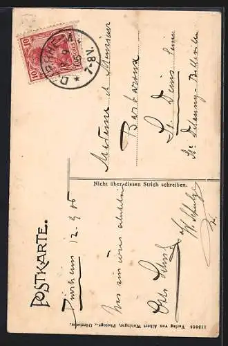AK Bad Dürrheim, Hotel Kreuz, Villa Amalia, Kurhaus, Kindersolbad, Borhaus