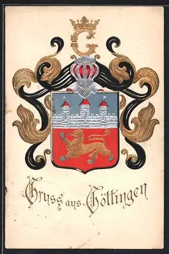 Präge-AK Göttingen, Prunkvolles Stadtwappen