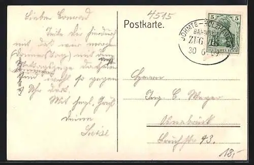 AK Wittlage, Gasthaus von Meyerskötter, Landratsamt und Totalansicht