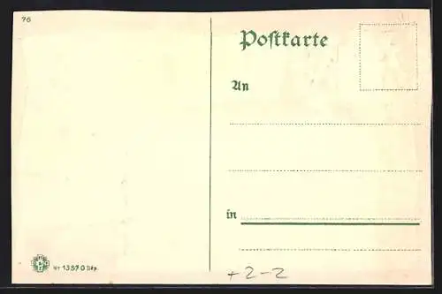 AK Gmund am Tegernsee, Ortsansicht im Briefmarken-Passepartout mit Wappen