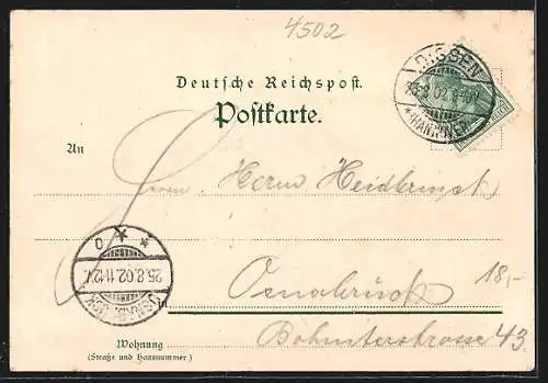 Lithographie Rothenfelde / Dissen, Hotel Reinking, Bade-Hotel und Neues Gradirwerk