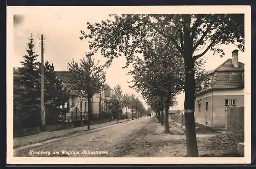 AK Kirchberg am Wagram, Strassenpartie in der Bahnstrasse