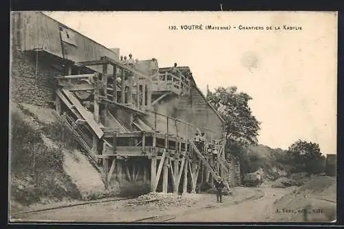 AK Voutré /Mayenne, Chantiers de la Kabylie