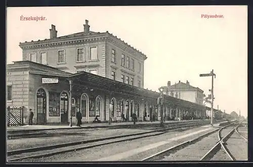 AK Ersekujvar, Palyaudvar, Bahnhof