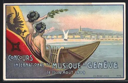 Künstler-Lithographie Genève, Concours International de Musique 1909