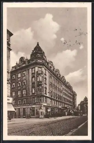 AK Wien II, Hotel Sächsischer Hof, Taborstrasse 46 a, Café-Restaurant