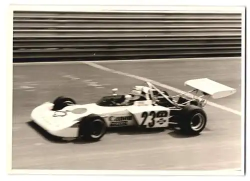 Fotografie Motorsport, Formel 2 Autorennen auf dem Nürburgring 1972, Rennwagen Startnummer 23