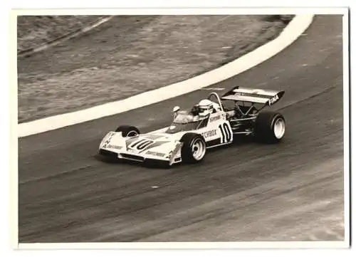 Fotografie Auto Rennwagen Surtees T10 mit Startnummer 10, Formel 2 Rennen Nürburgring 1972