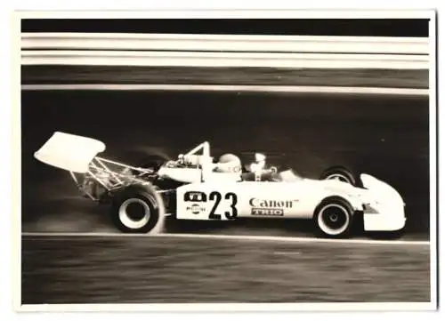 Fotografie Auto Rennwagen Startnummer 23 beim Formel 2 Rennen Nürburgring 1972