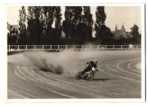 Fotografie Motorsport, Speedway-Motorradrennen, Motorrad, Rennmotorrad Startnummer 22