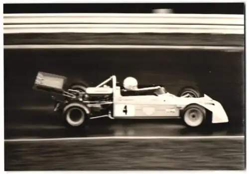 Fotografie Motorsport, Formel 2 Rennwagen Startnummer 4 auf dem Nürburgring 1972