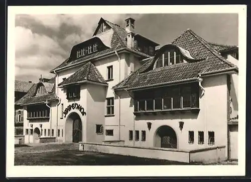 AK Niendorf /Ostsee, Hotel Immenhof, Vorderansicht