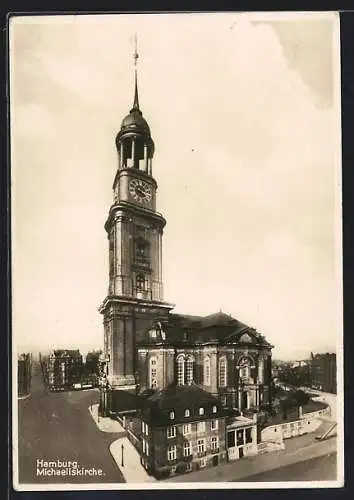 AK Hamburg-Neustadt, Blick auf die Michaeliskirche