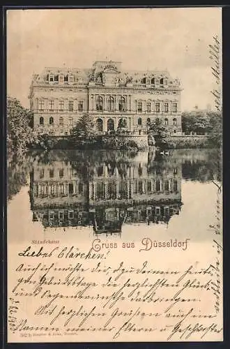 AK Düsseldorf, Ständehaus am Wasser