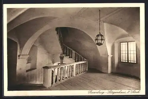 AK Stiegenhaus im Schloss Rosenburg