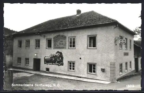 AK Ferschnitz /N. Ö., Senftenegg, Gasthaus zur Linde