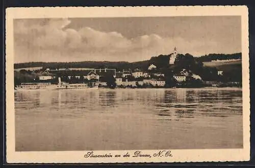 AK Säusenstein an der Donau, Teilansicht