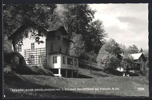 AK Kleinzell /N. Oe., Evangelische Erholungsheime und Solbad Salzerbad