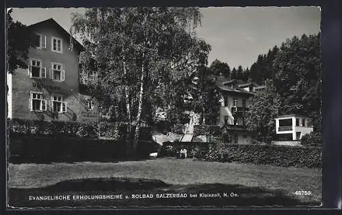 AK Kleinzell /N. Oe., Evangelische Erholungsheime und Solbad Salzerbad