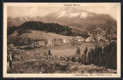 AK Josefsberg, Ortsansicht mit Oetscher