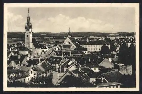 AK Horn, Ortsansicht aus der Vogelschau