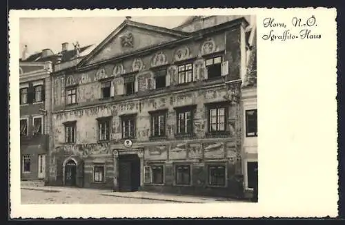 AK Horn, Sgraffito-Haus