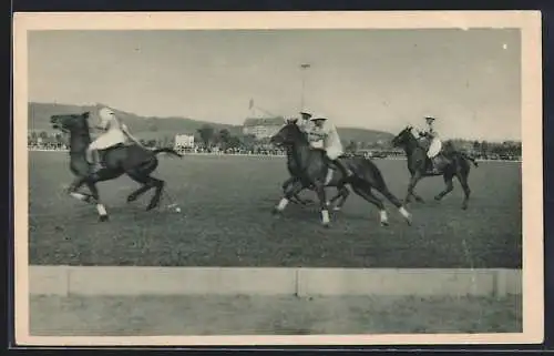 AK Reiter beim Polospiel