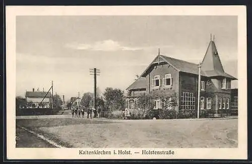 AK Kaltenkirchen /Holstein, Partie in der Holstenstrasse