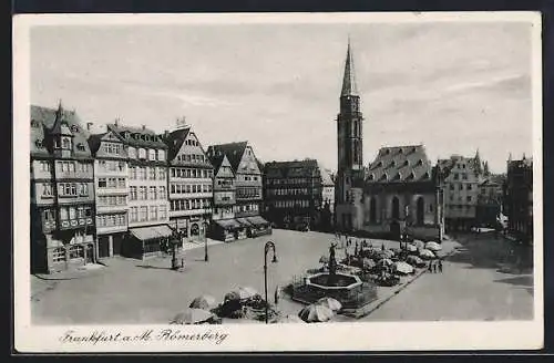 AK Alt-Frankfurt, Platz auf dem Römerberg