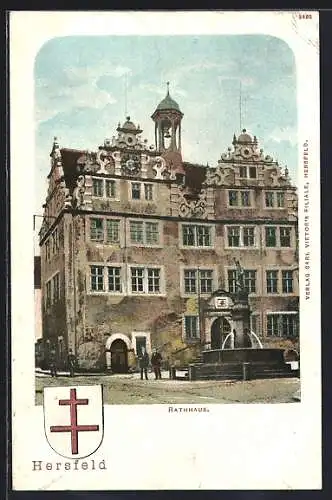 AK Hersfeld, Rathaus und Brunnen