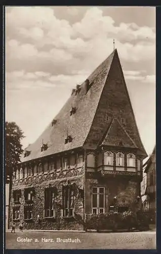 AK Goslar a. Harz, Brusttuch im Sonnenschein