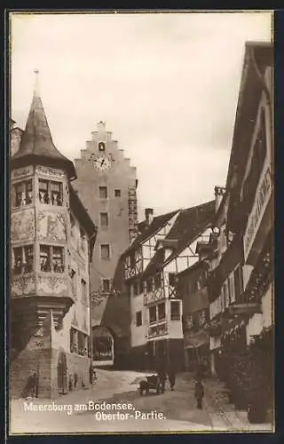 AK Meersburg, Blick auf das Obertor