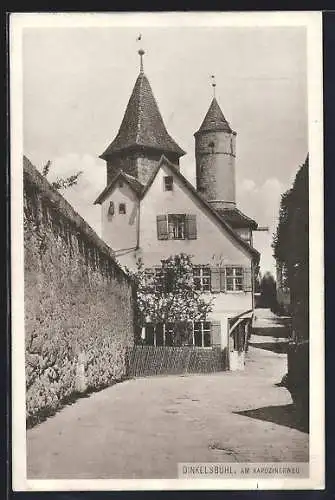 AK Dinkelsbühl, Kirche am Kapuzinerweg