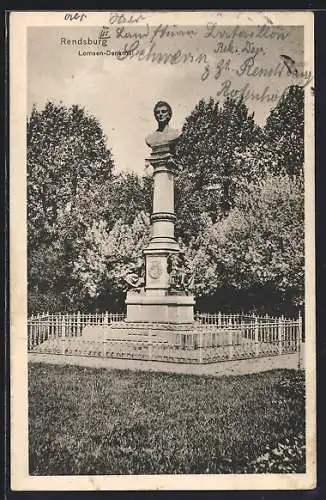 AK Rendsburg, Lornsen-Denkmal