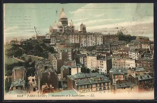 AK Paris, Sacré-Coeur de Montmartre