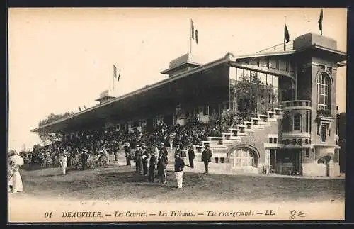 AK Deauville, Les Courses, Les Tribunes