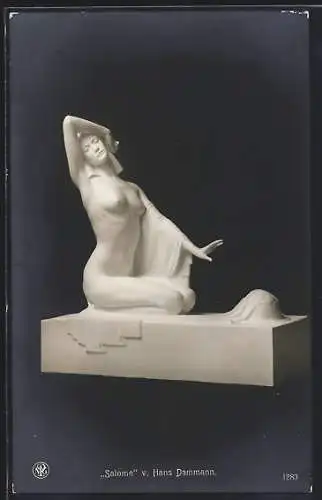 AK Marmorstatue Salome v. Hans Dammann